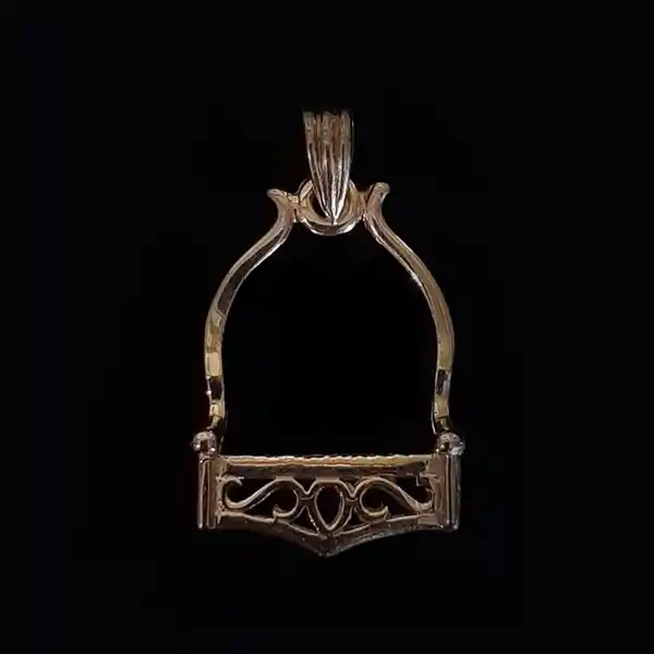 Baroque Spanish Style Stirrup Pendant
