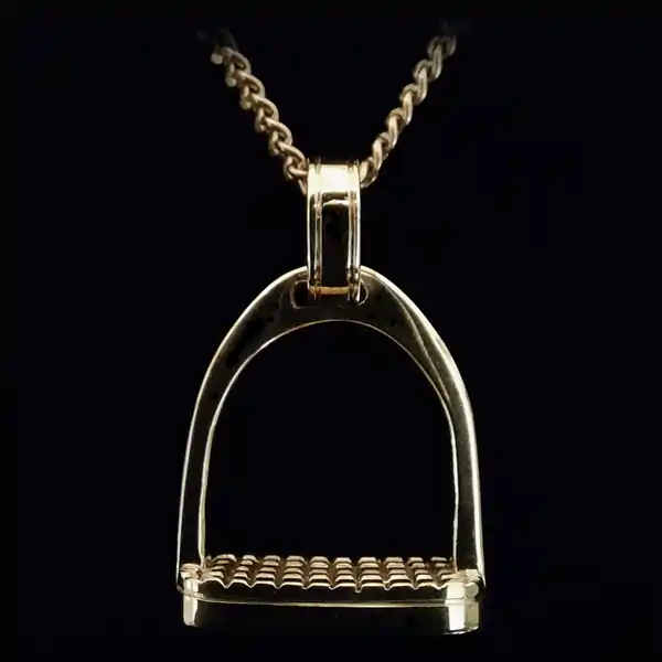 English Fillis Stirrup Pendant